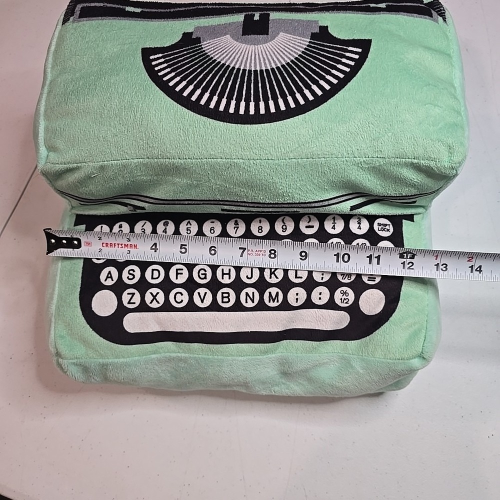 Teal Typewriter Plush Dan Dee Stuffed Toy Collectible Dandee - Picture 7 of 12
